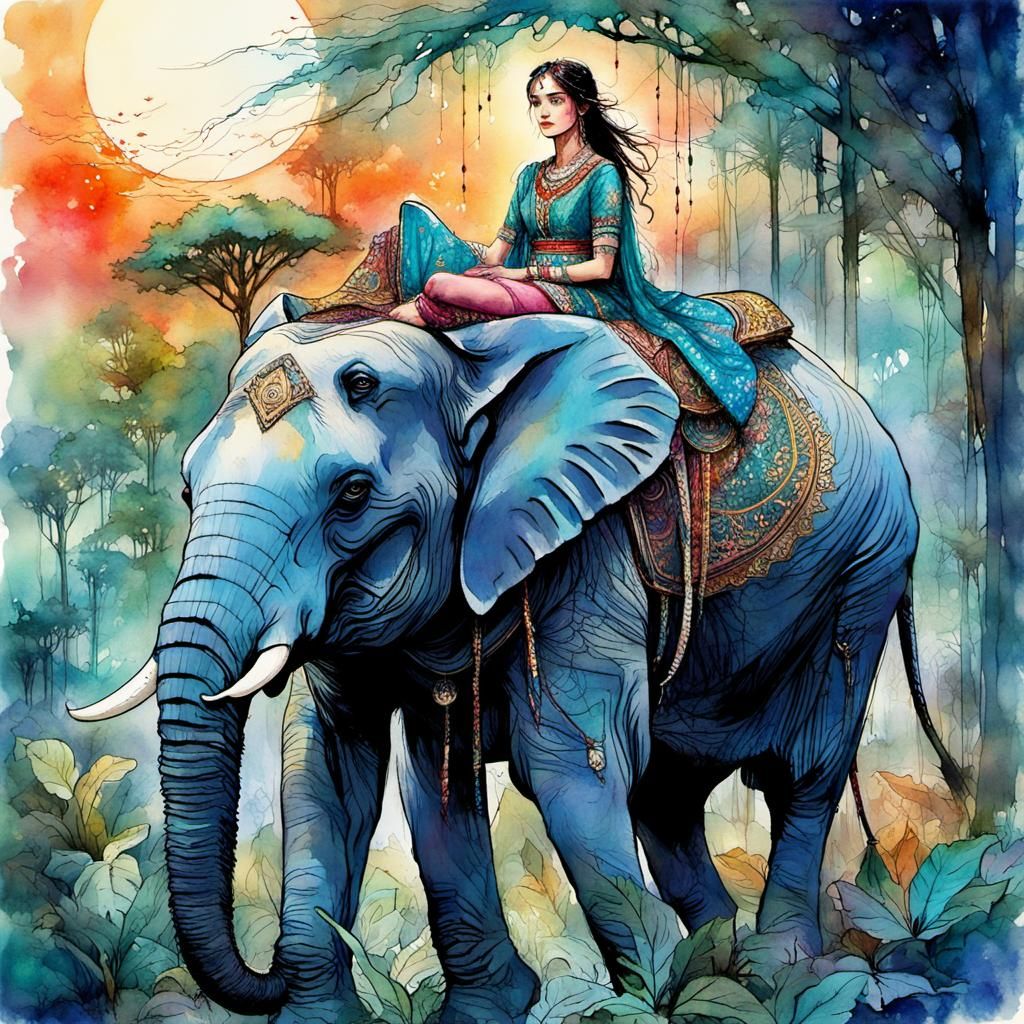 When AI goes wrong :The 5-legged elephant that has its eyes on the same side 😁🤣