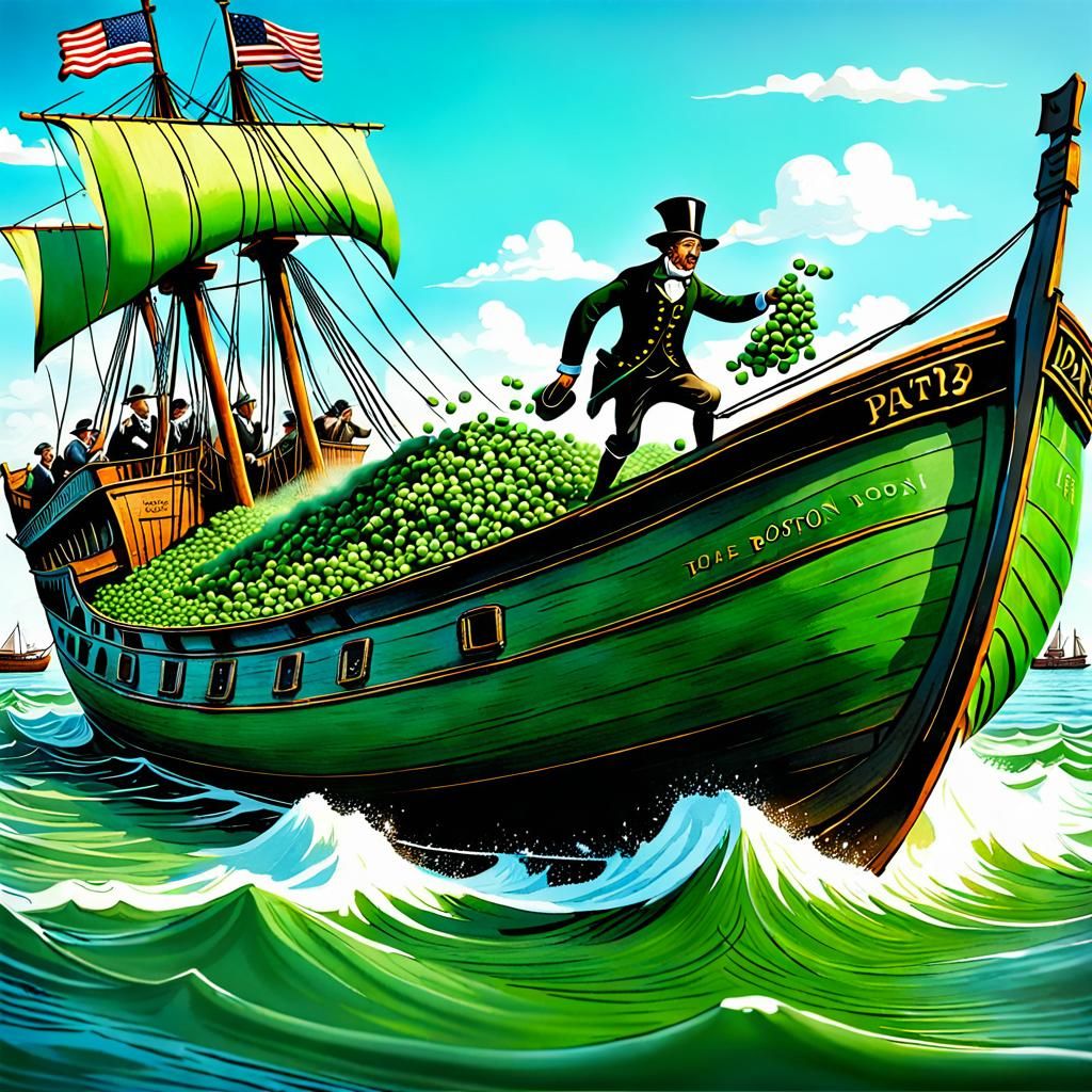 Comical Boston Pea Party in 16k Detail