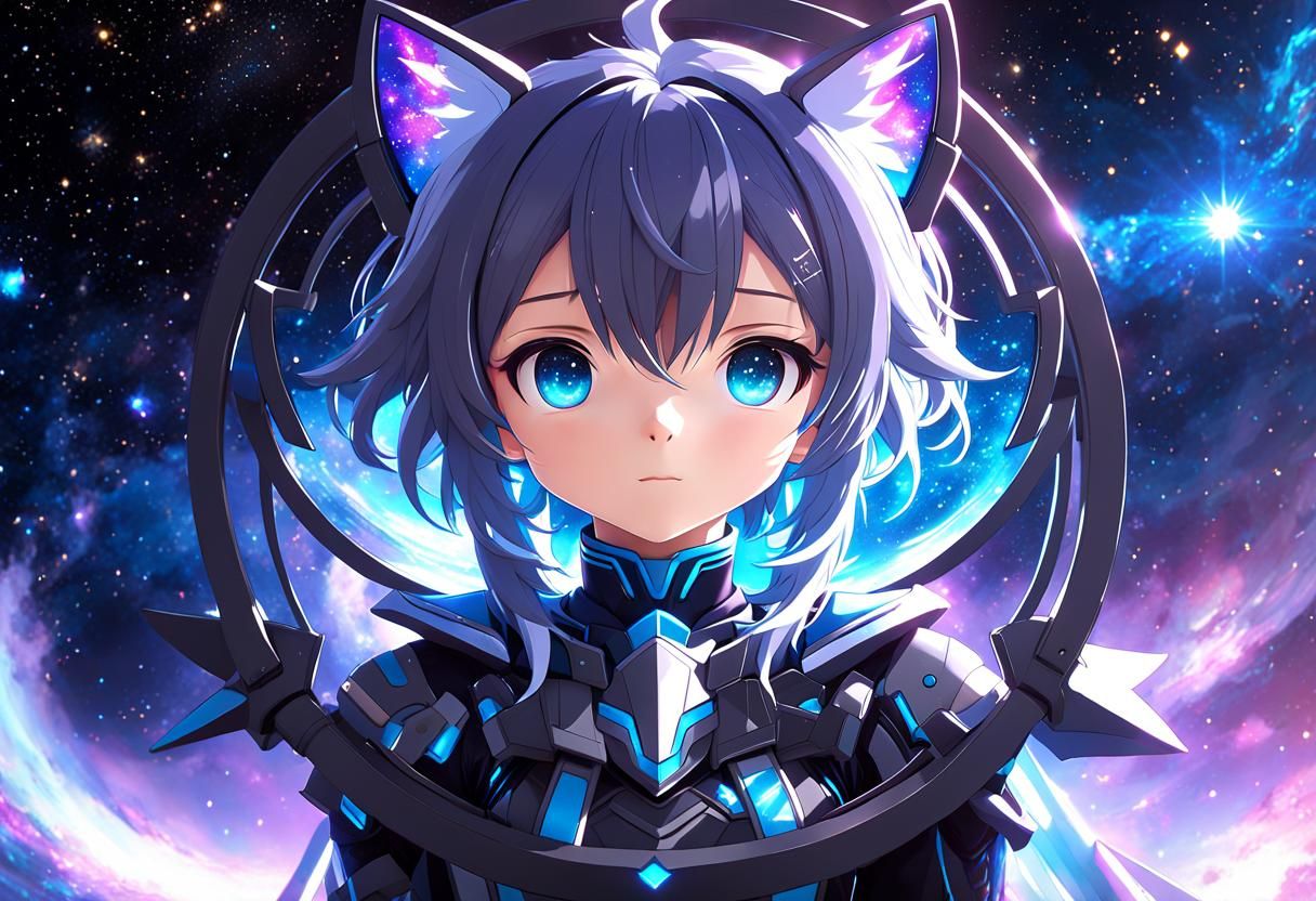 Anime Style Galaxy Concept Art in 8K