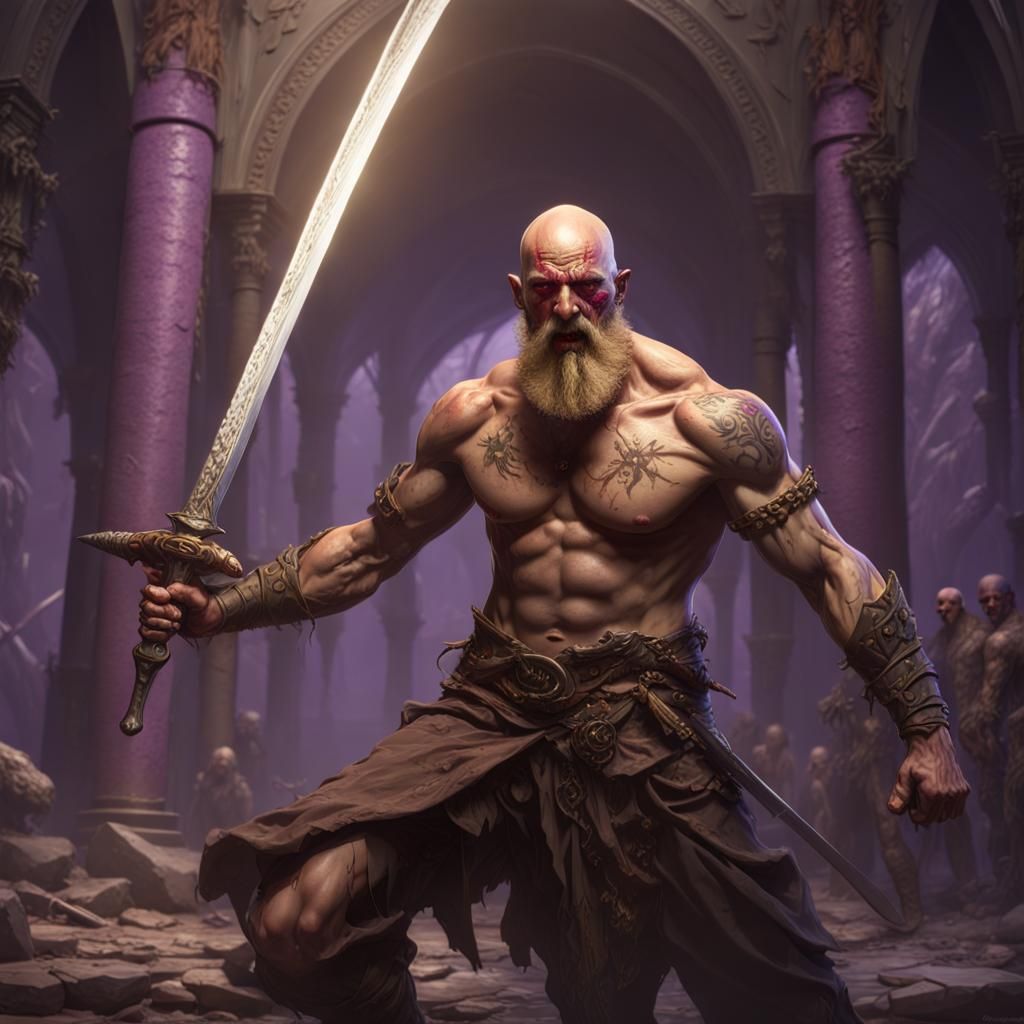 Undead Warrior in Dark Fantasy Concept Art