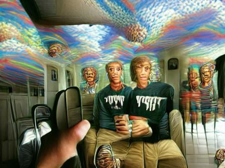 Trippy Abstract Image Generated by AI