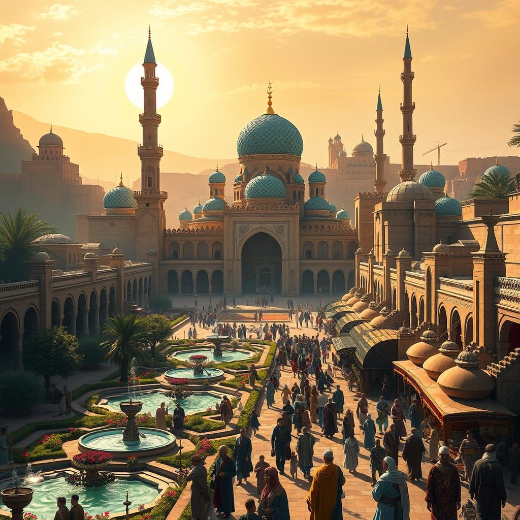 Majestic Islamic Metropolis Blends Splendor of Damascus, Cai...