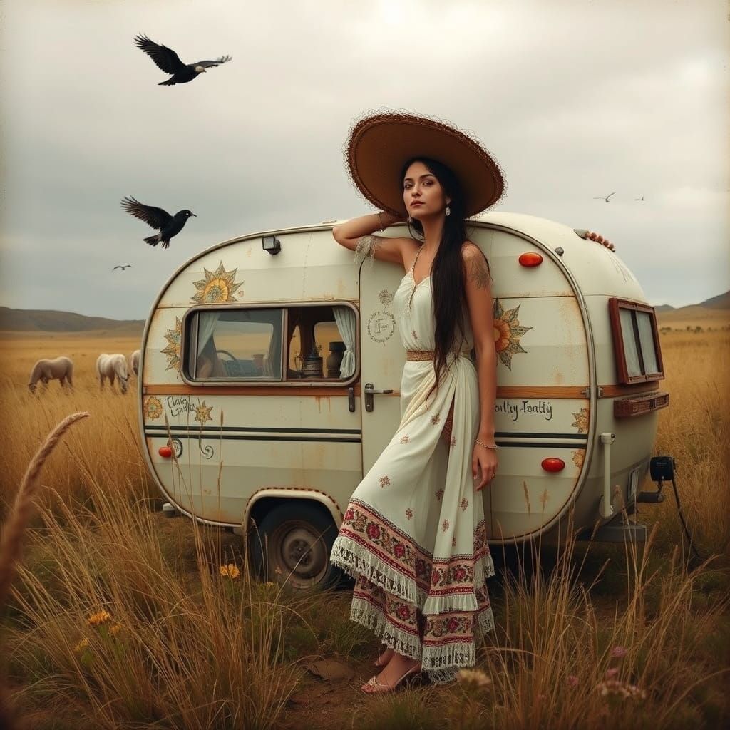 AI Generated Image of a Gypsy