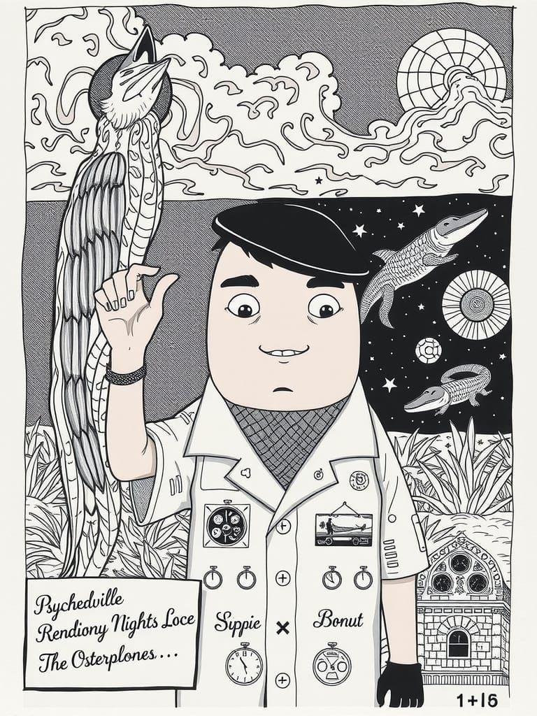 Psychedelic Data Corruption in a Countryside Landscape