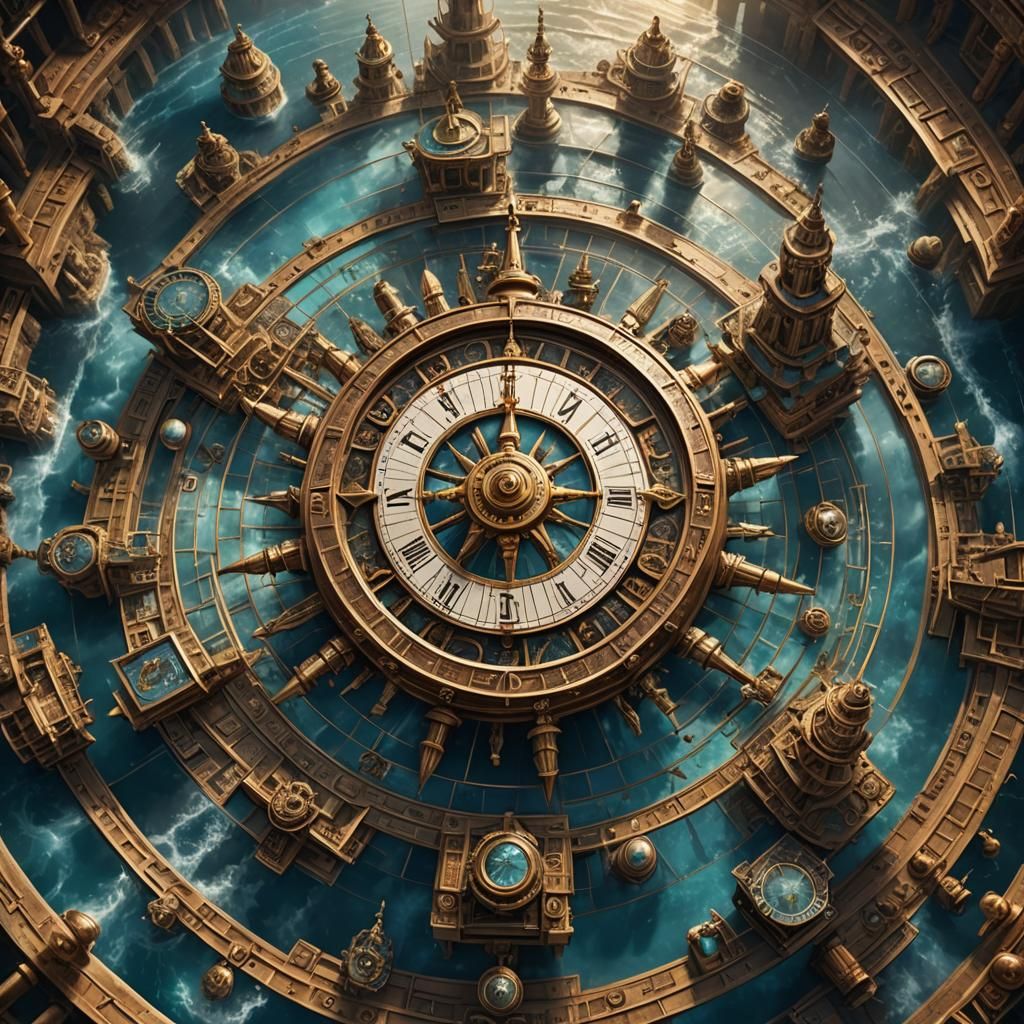 Corsair Ship in Opaline Clockwork on Chessboard