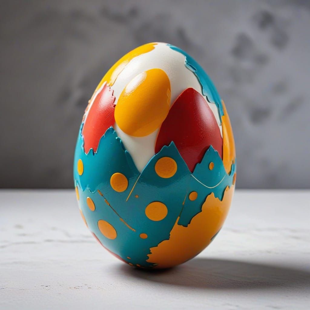 Abstract Egg Designs