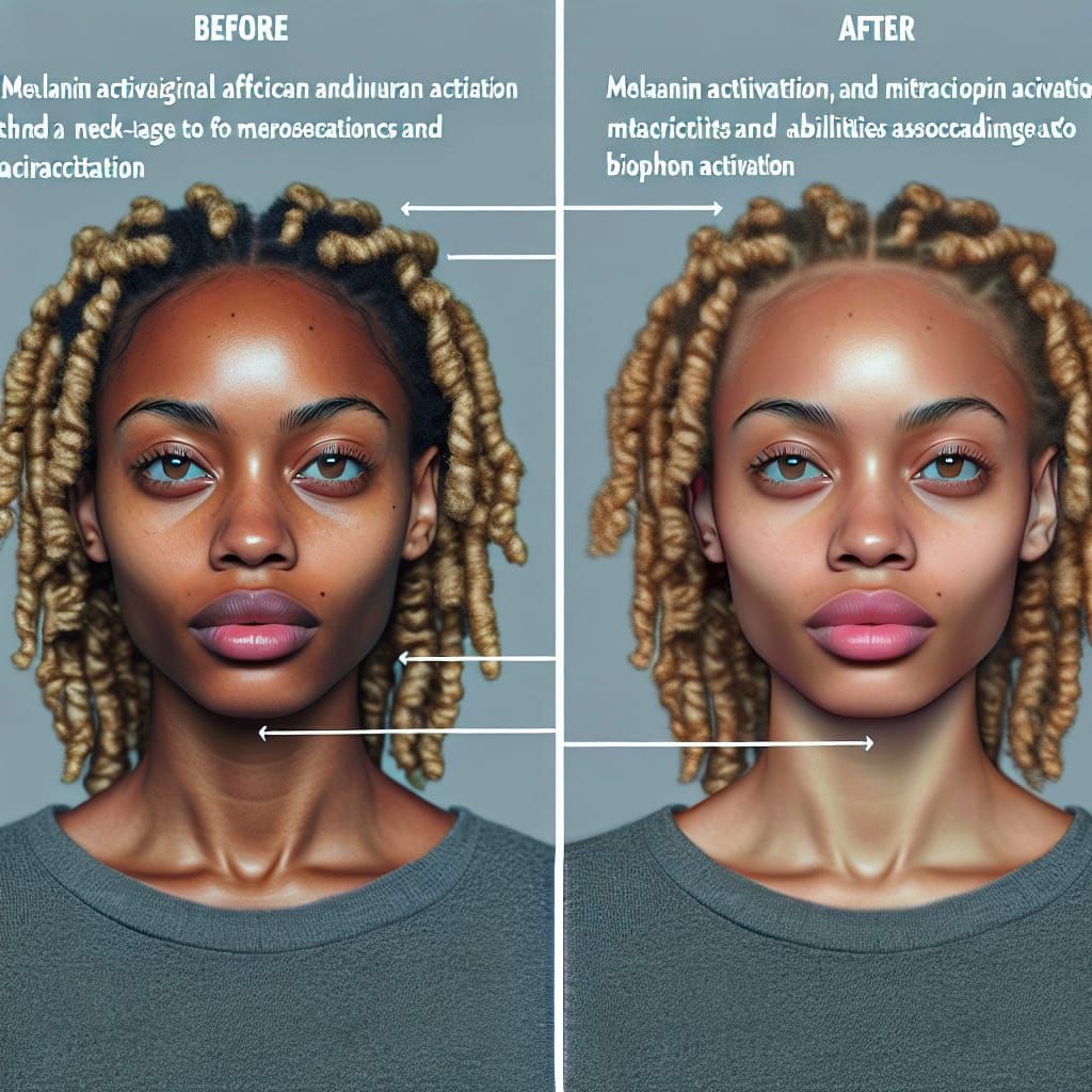 African American Woman: Before and After Activation