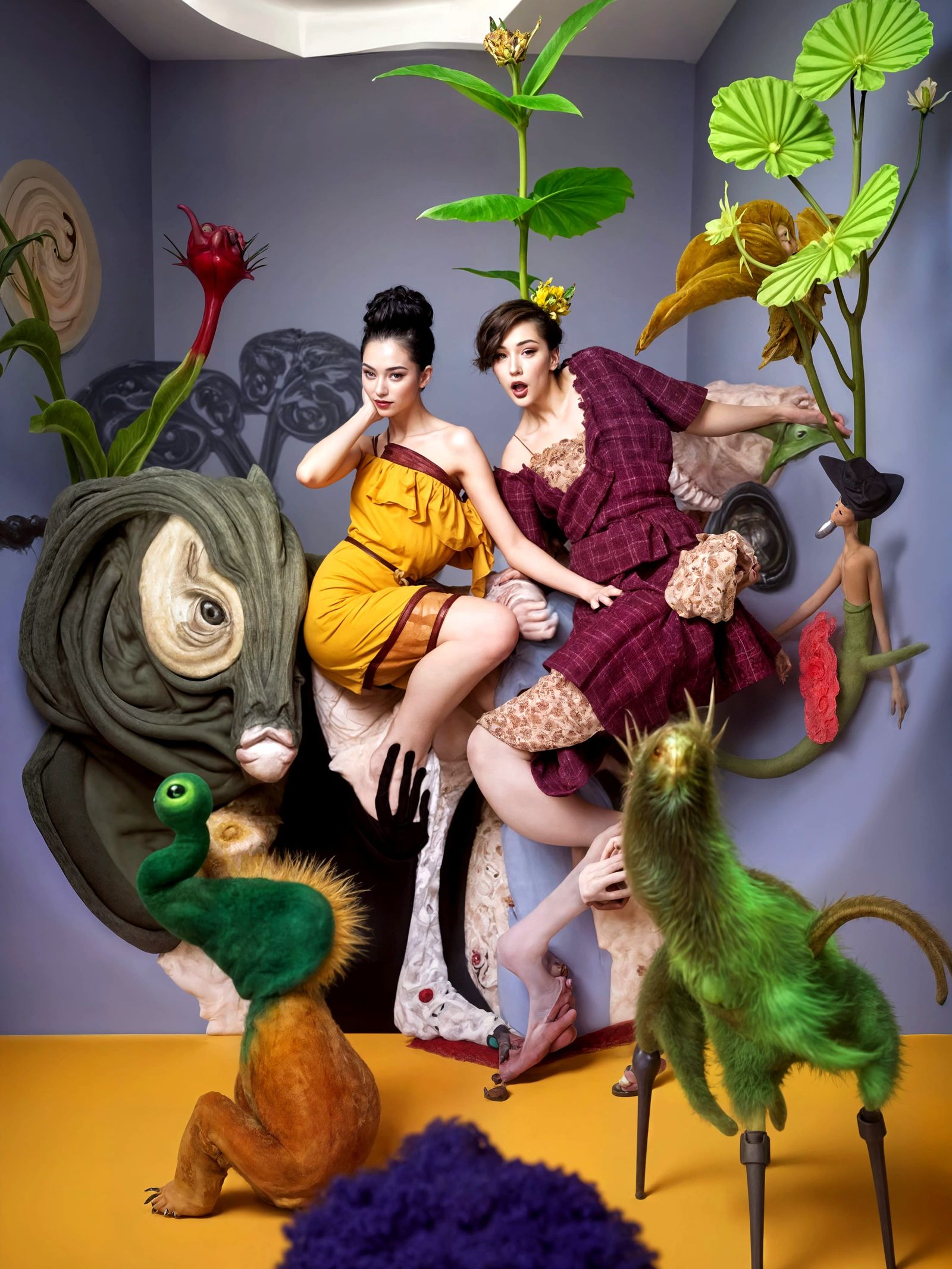 'Ma'awwmm where green llama wiv metaw legs?'