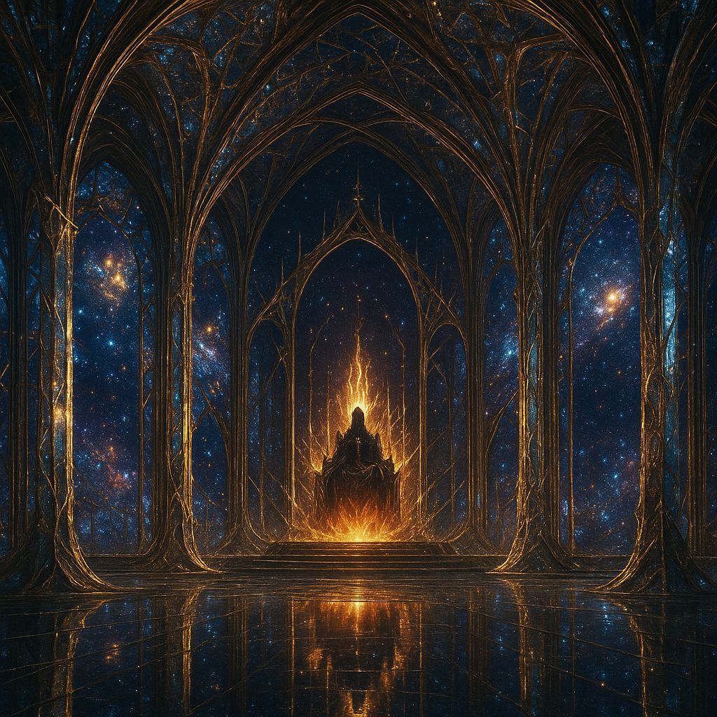 Cosmic Cathedral Forged of Light and Glass