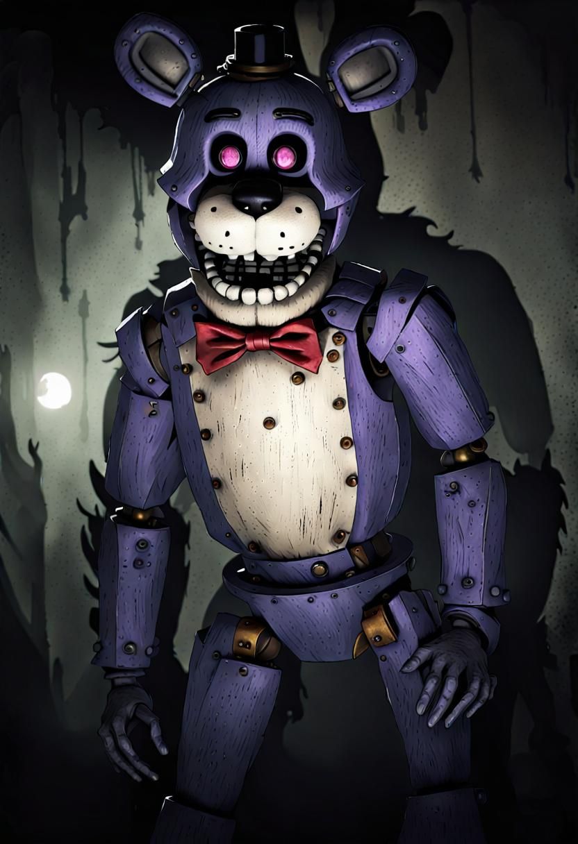 Five Nights at Freddy's in Gustave Doré Style