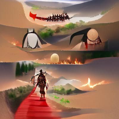 AI Generated Warrior's Journey