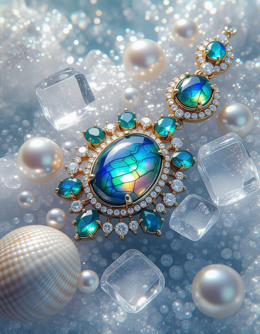 Luminescent Jewels and Bubbles in Dreamscape Style