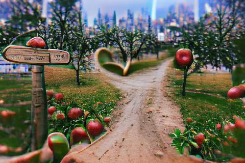 Abstract Landscape Generated from Simple Prompt