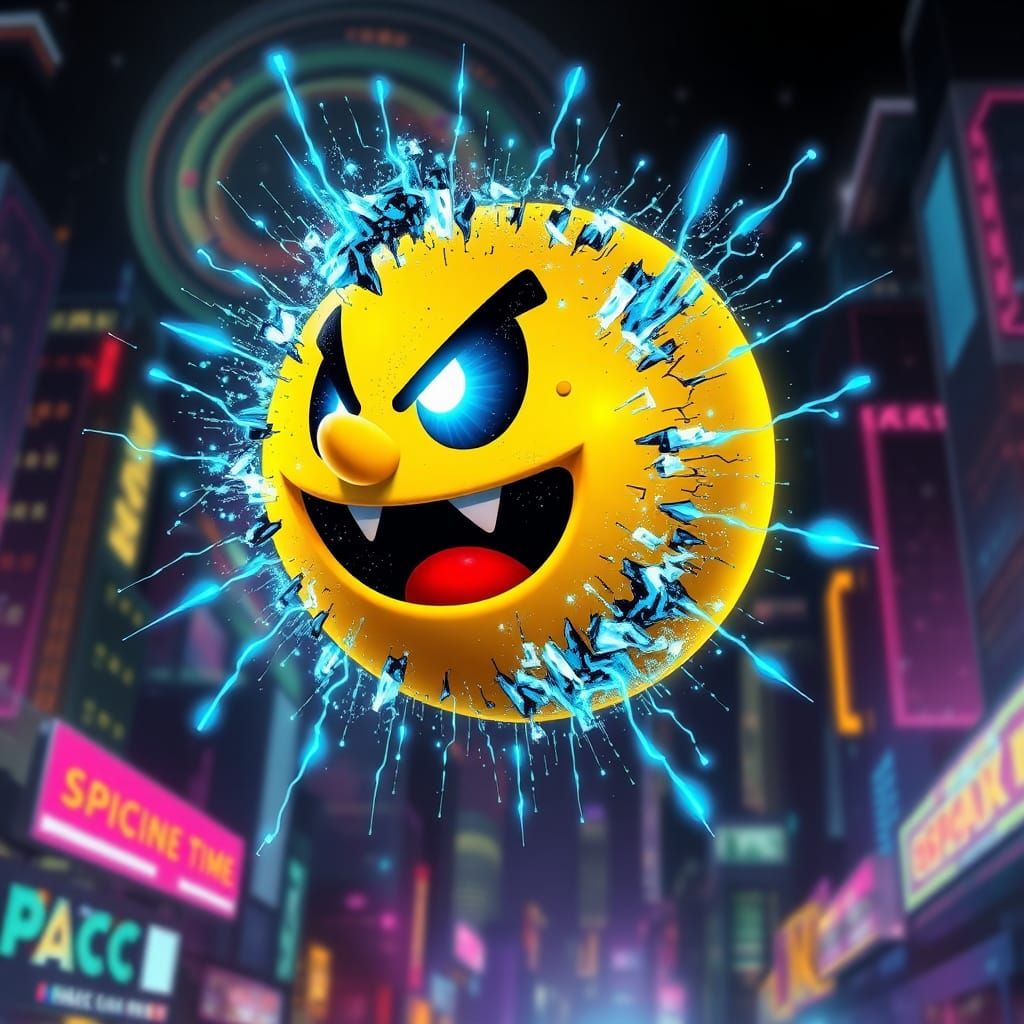 Menacing Pac-Man Bursts into Reality