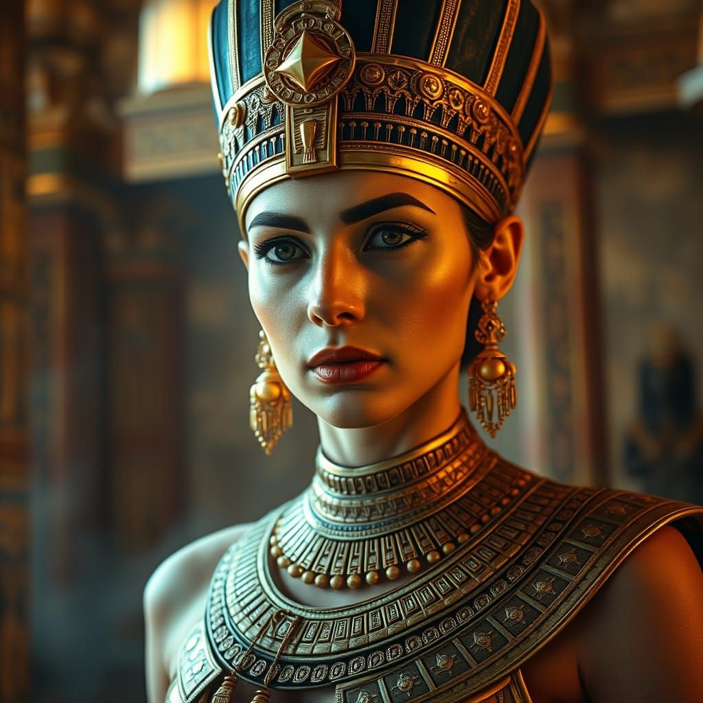 Egyptian Queen of Golden Splendor