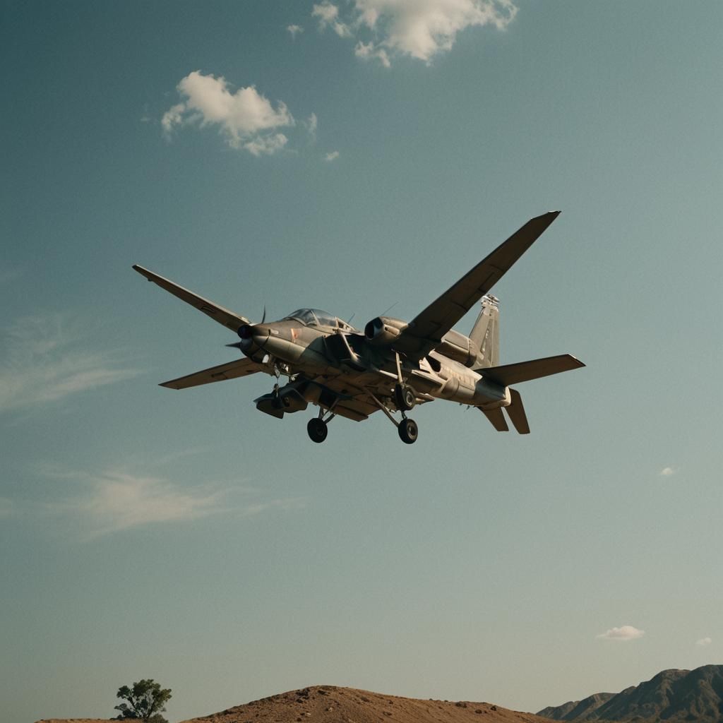 Dramatic Film Still in Cinematic Lighting