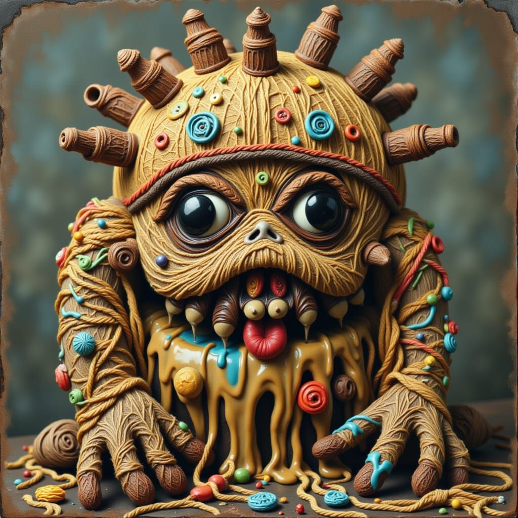 Yarn Monsters Celebrate with Christmas Cookies