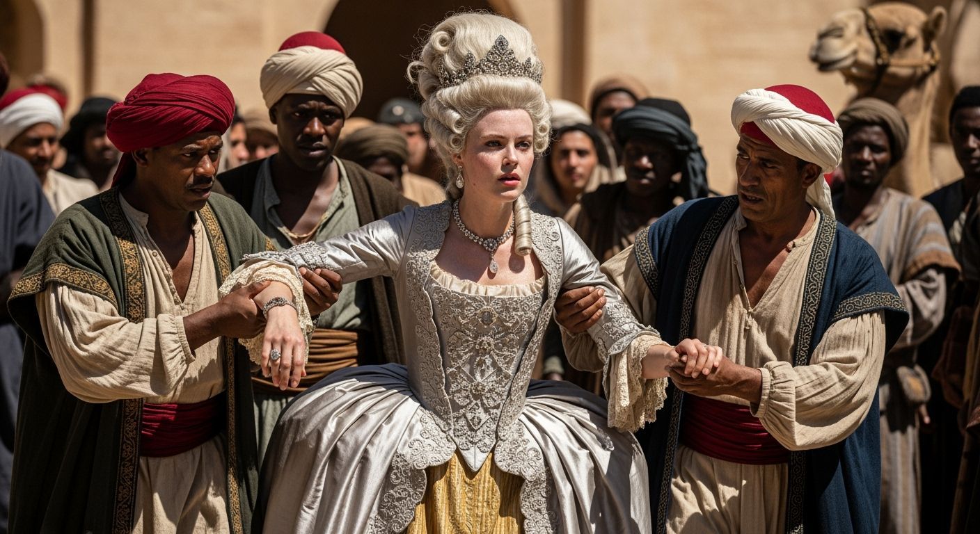 Queen's Humiliation in Algiers: Rococo Era