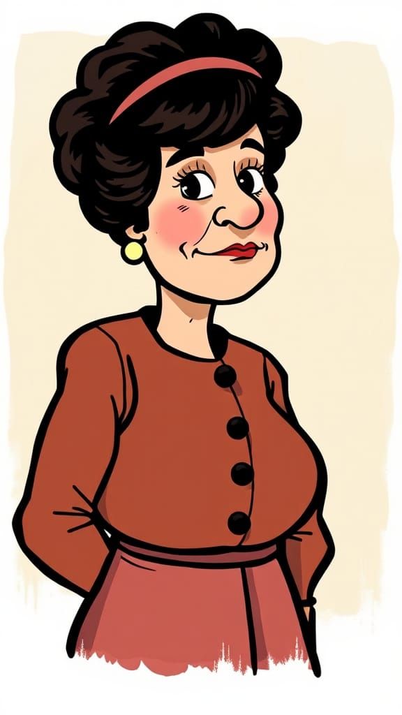 Cartoon  Emmeline Pankhurst