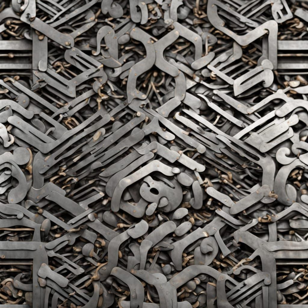 Resonance Pattern of Steel Visualization