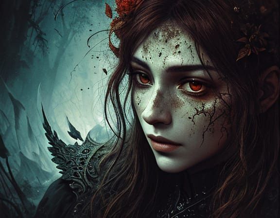 Ethereal Eyes in a Forgotten, Rusty World