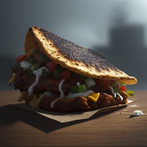 Chicken taco