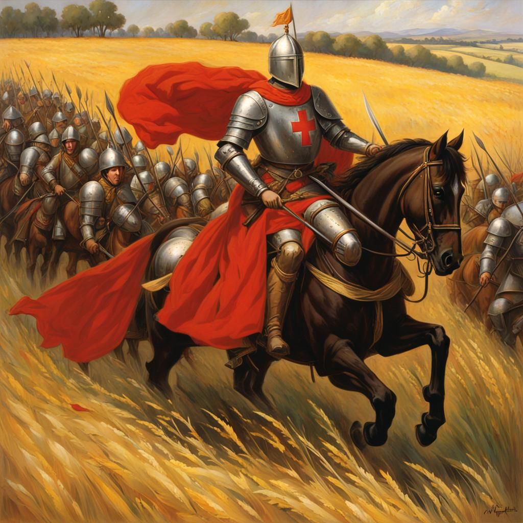 Sir Lancelot Rides Through the Barley Fields