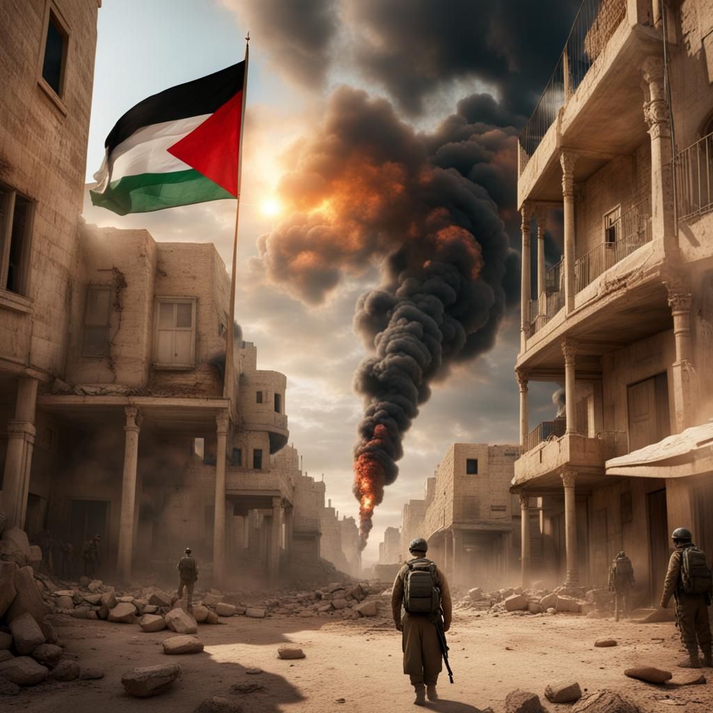 Palestine Independence Day: Epic Digital Matte Painting