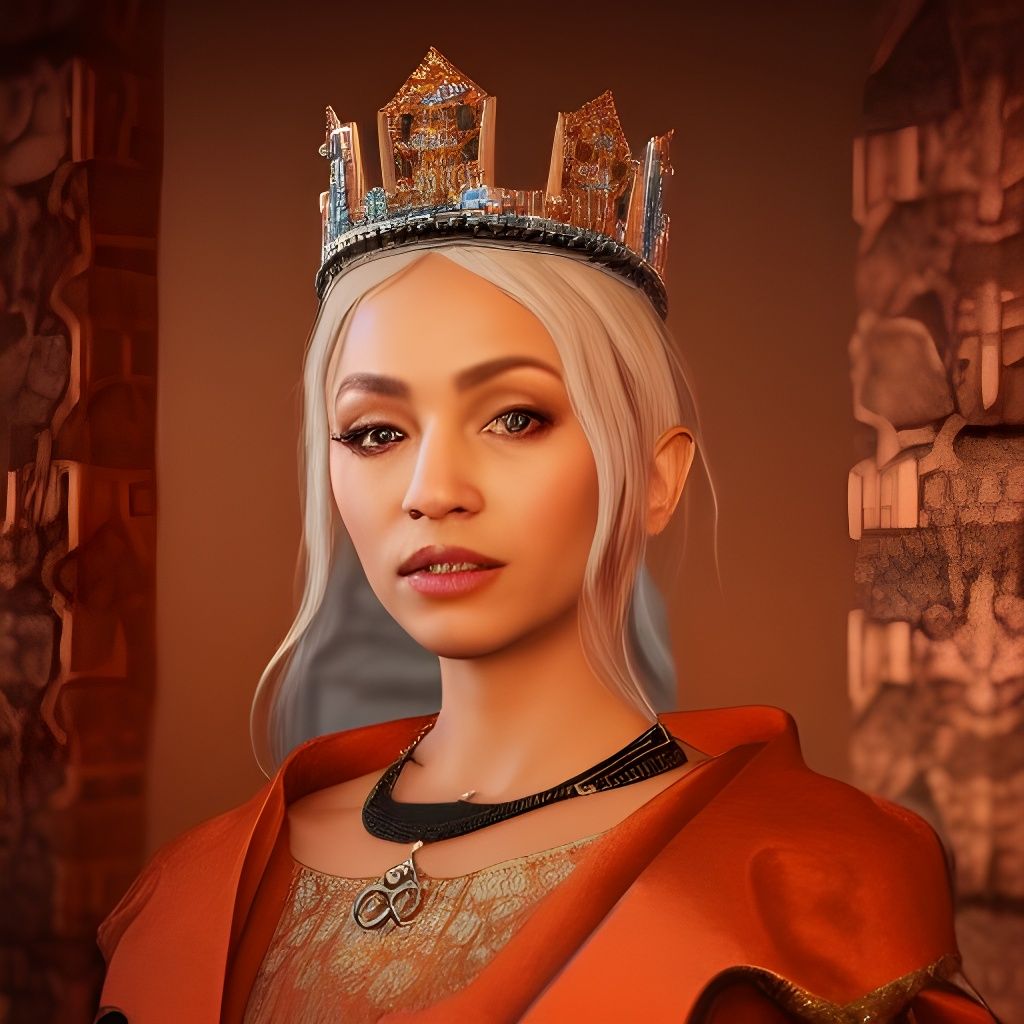 Queen Esther Before the King: Unreal Engine Photograph