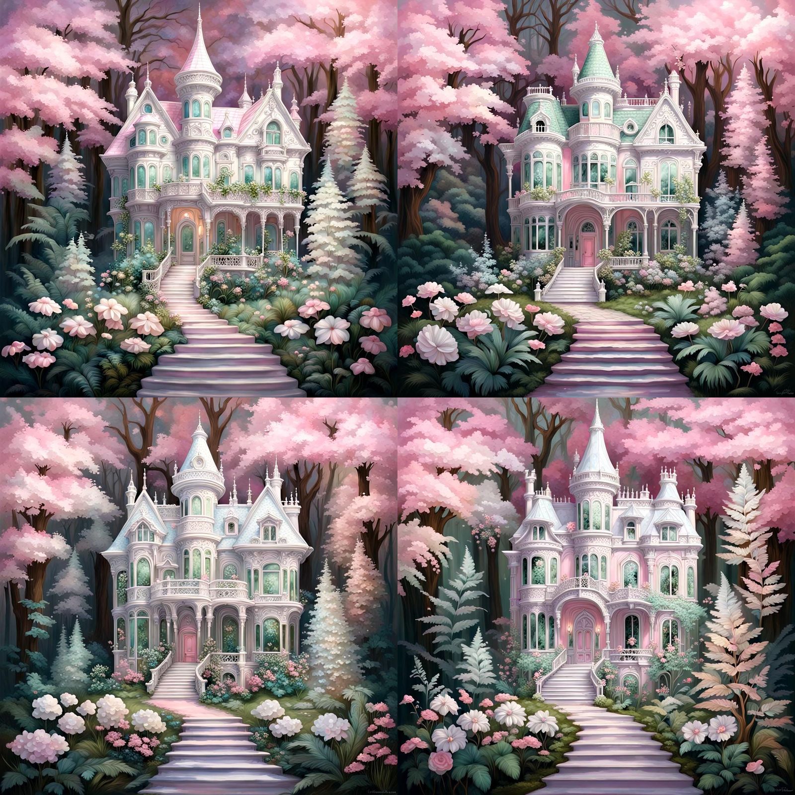 Iridescent mother-of-pearl White fantasy fairy victorian man...