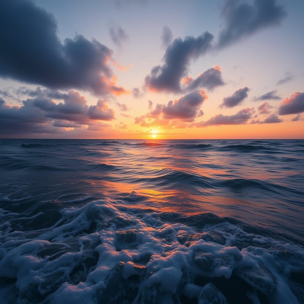 sunrise in ocean - thanks to Natale Merritt @night2