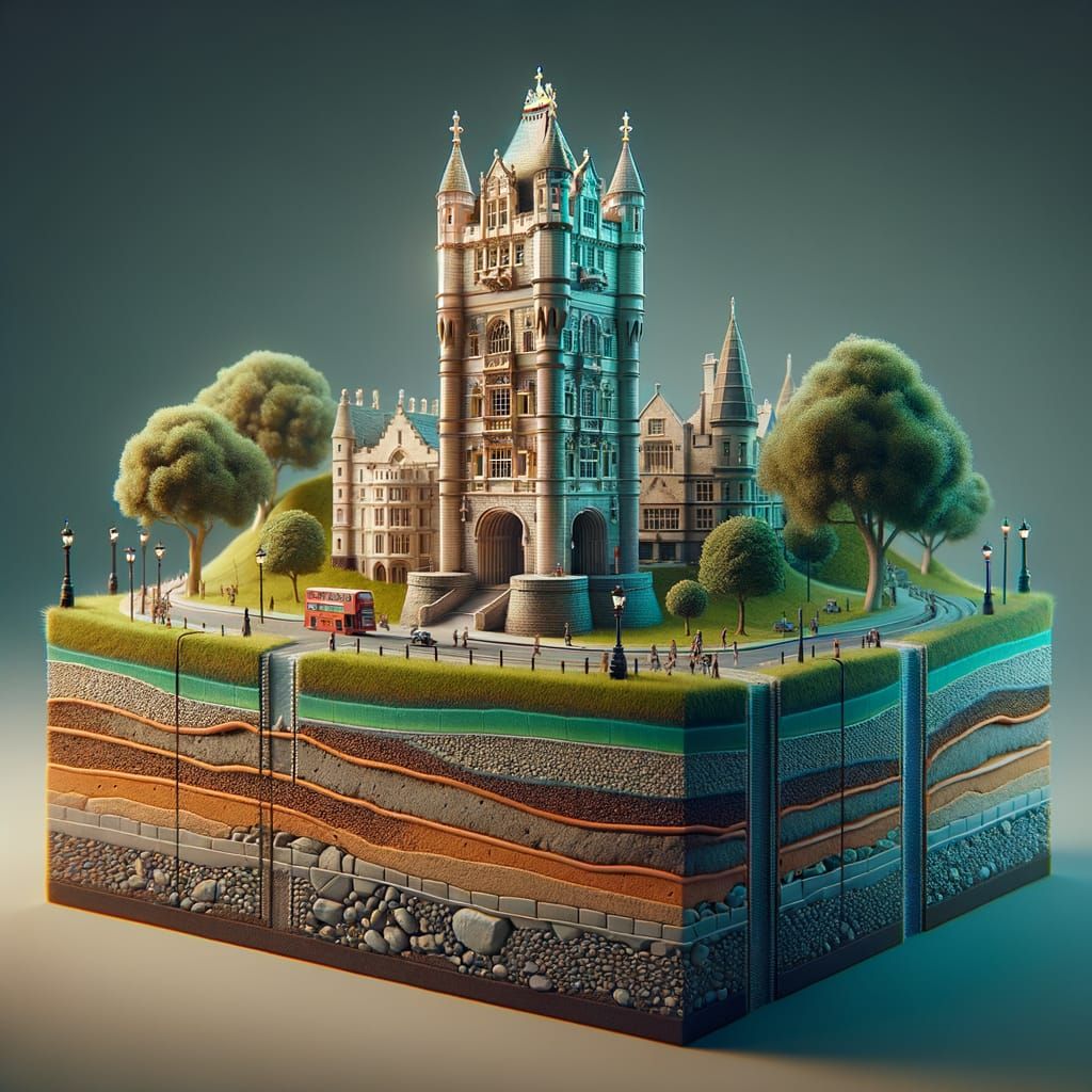 London Tower: Hyper-Realistic 3D Diorama