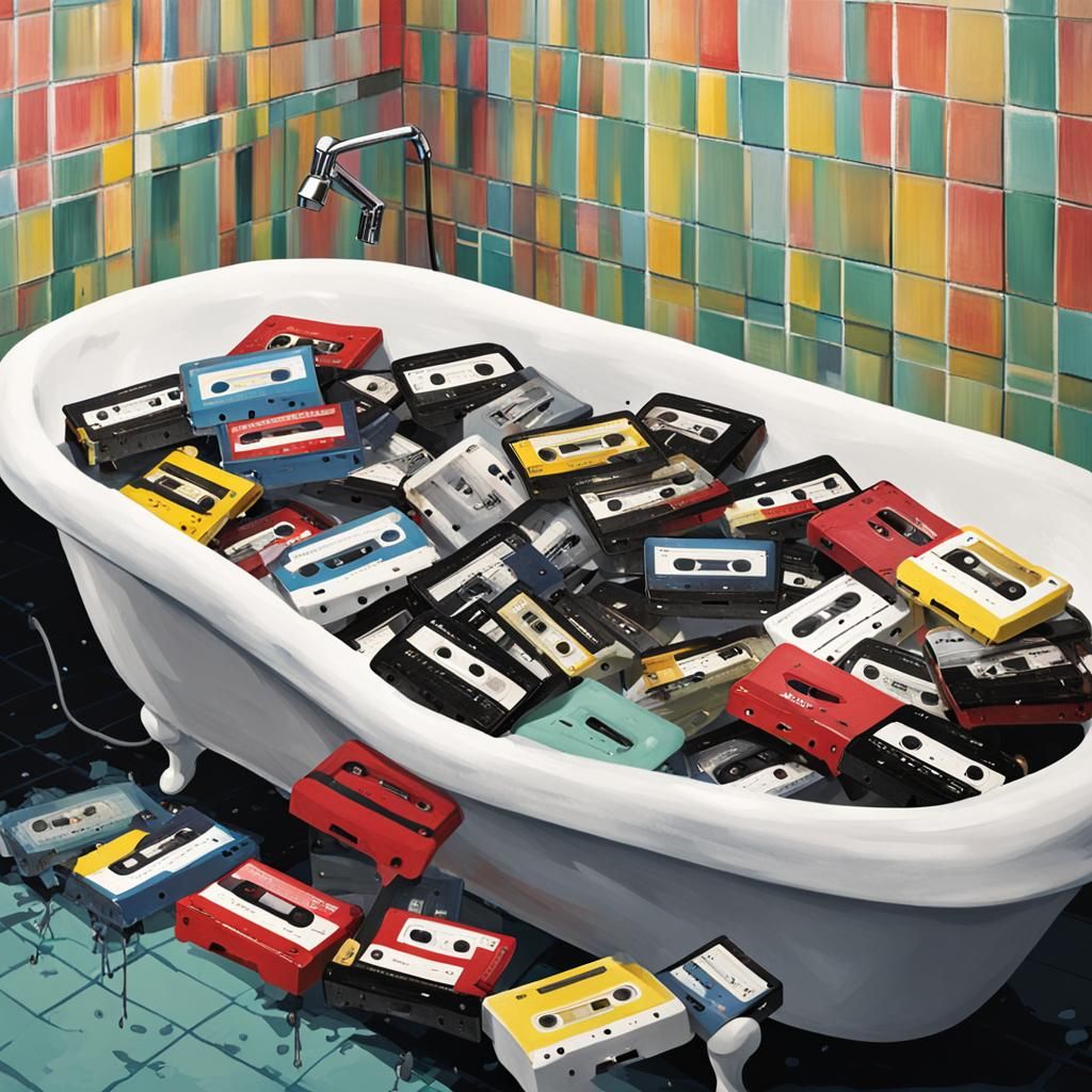 Audio Cassettes Bathtub: Friday the 13th