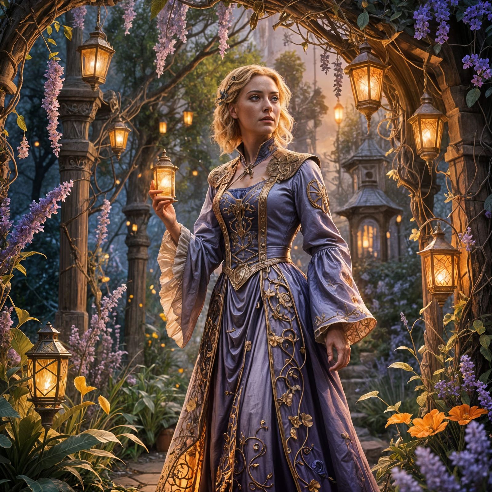 Gwendoline Christie in Detailed Fantasy Art