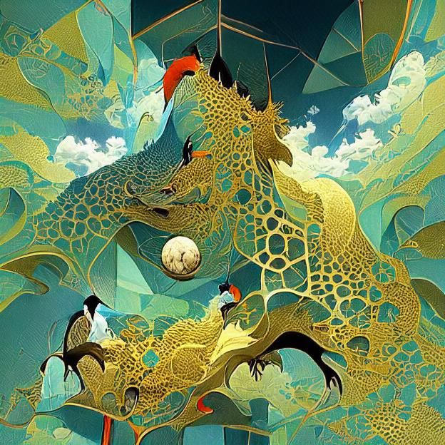 Dreams as Fractals in Illustrative Style
