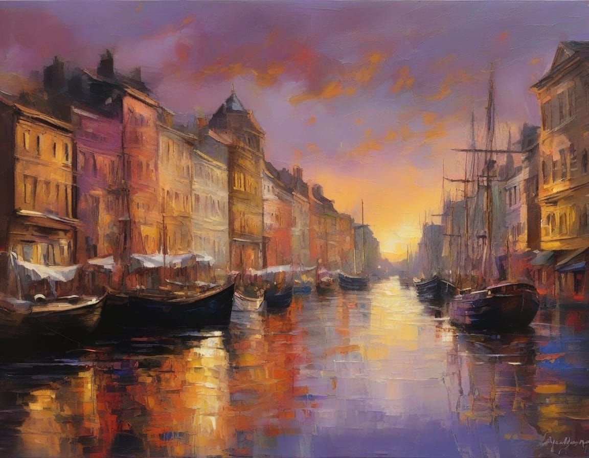 Hyperrealistic Sydney Harbour Scene in 1858