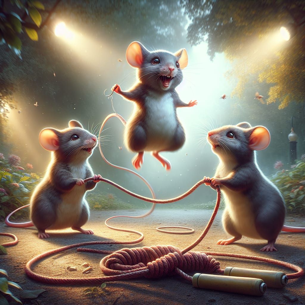 Is this the way to play jump rope??