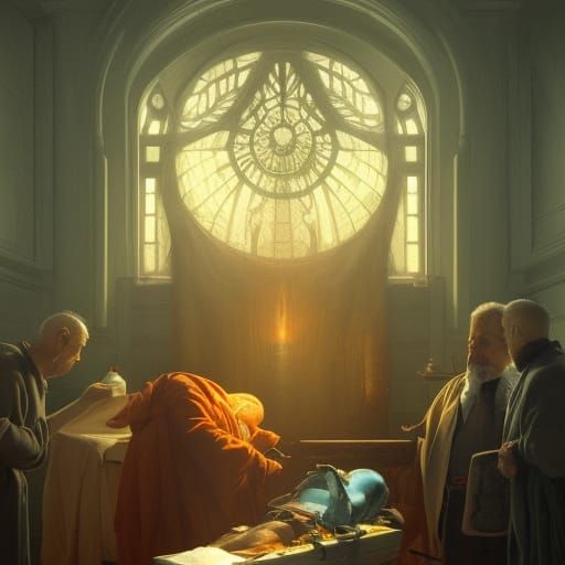 Hyperdetailed Autopsy by Old Doctor in Unreal Engine