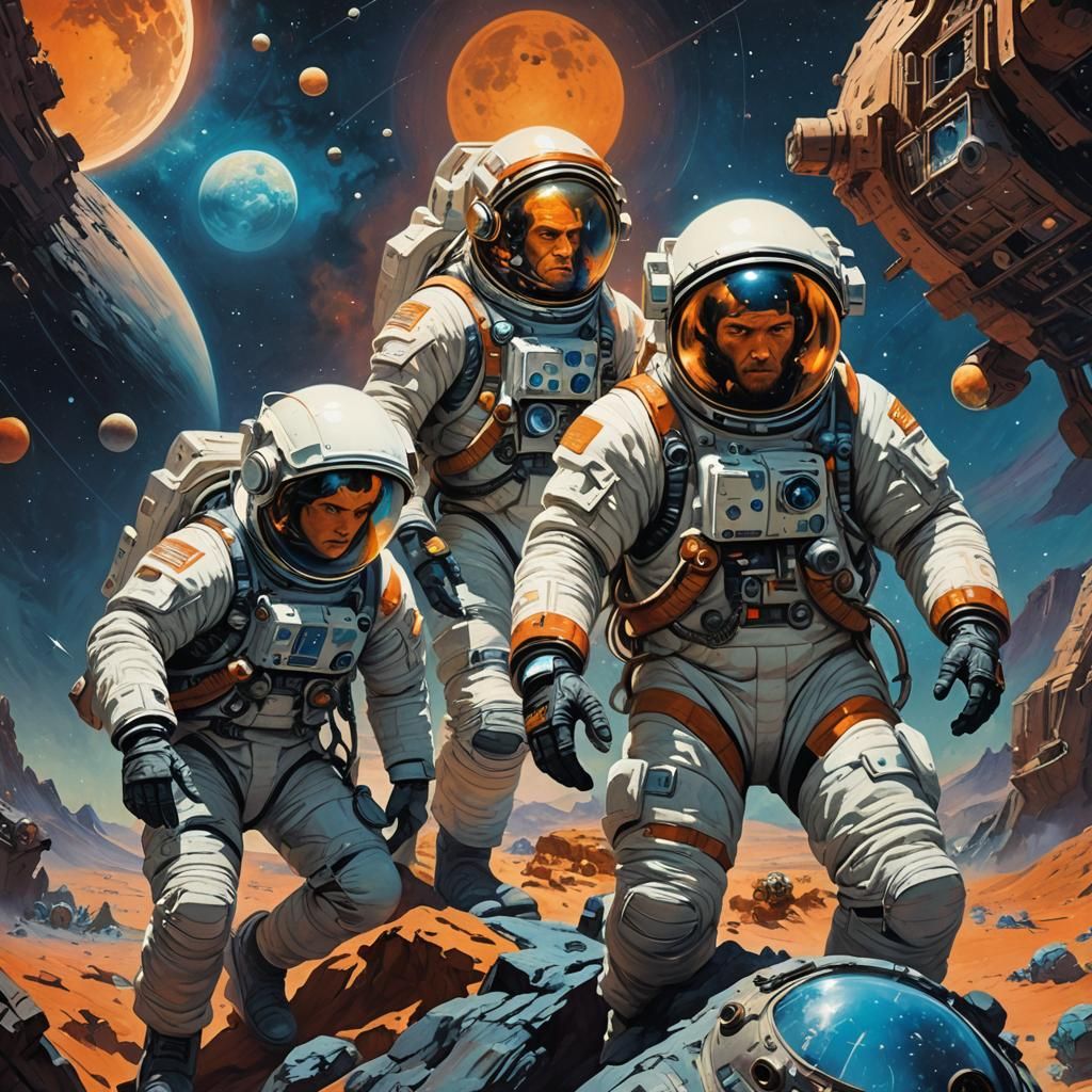 Sci-Fi Workers in Epic Interstellar Struggle