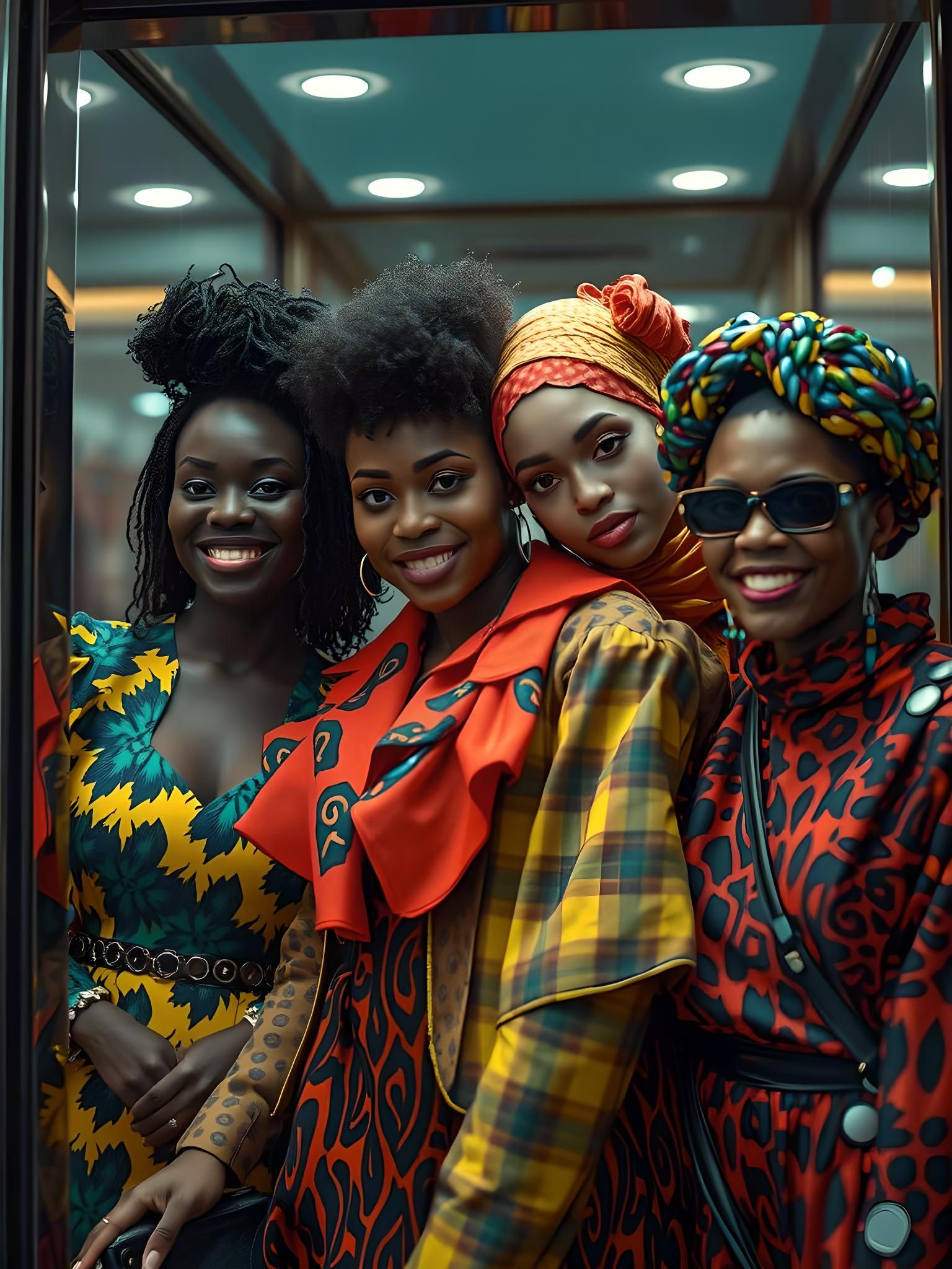 Ethereal Portrait of Eccentric Guests in Haute Couture