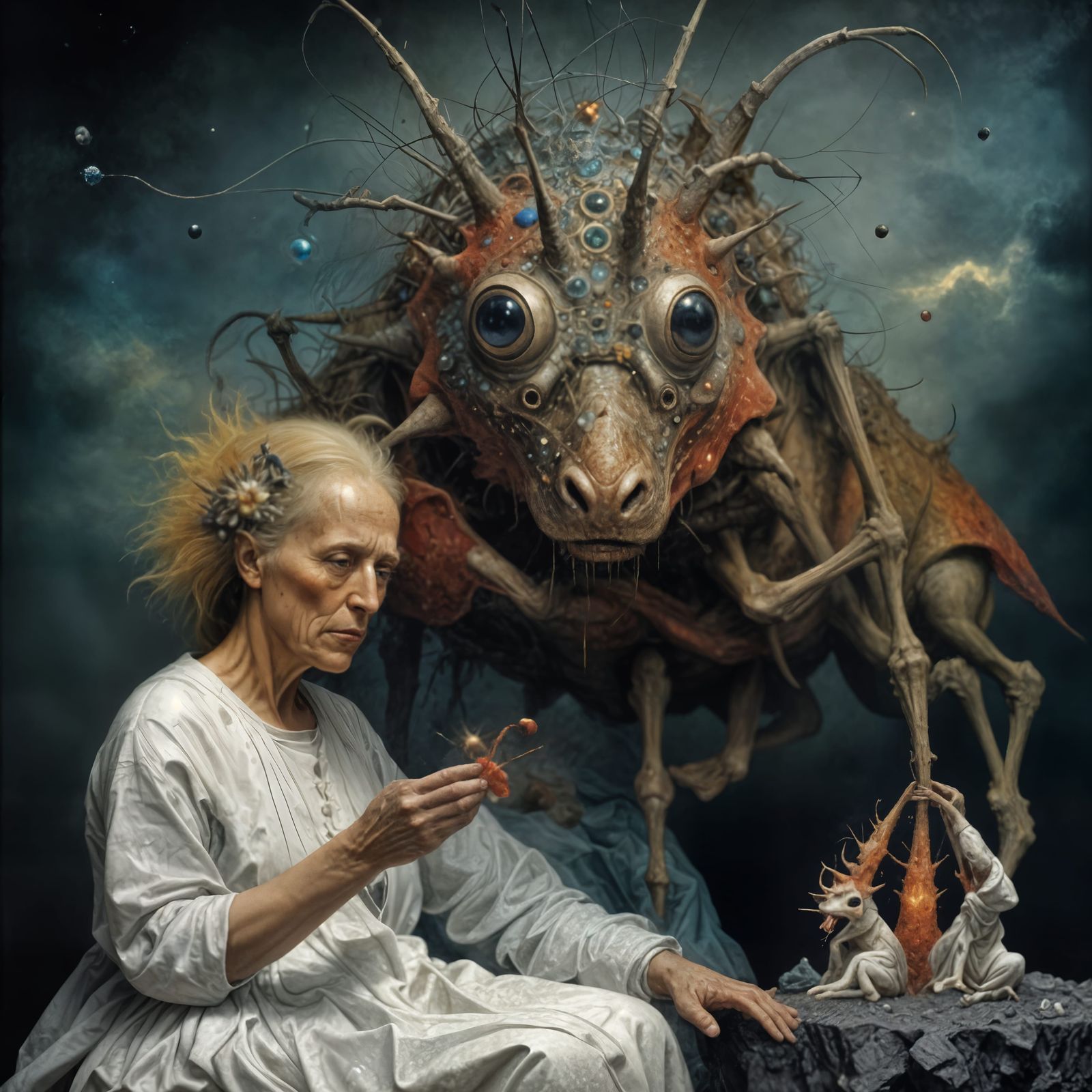 Welfare check for one of her creatures