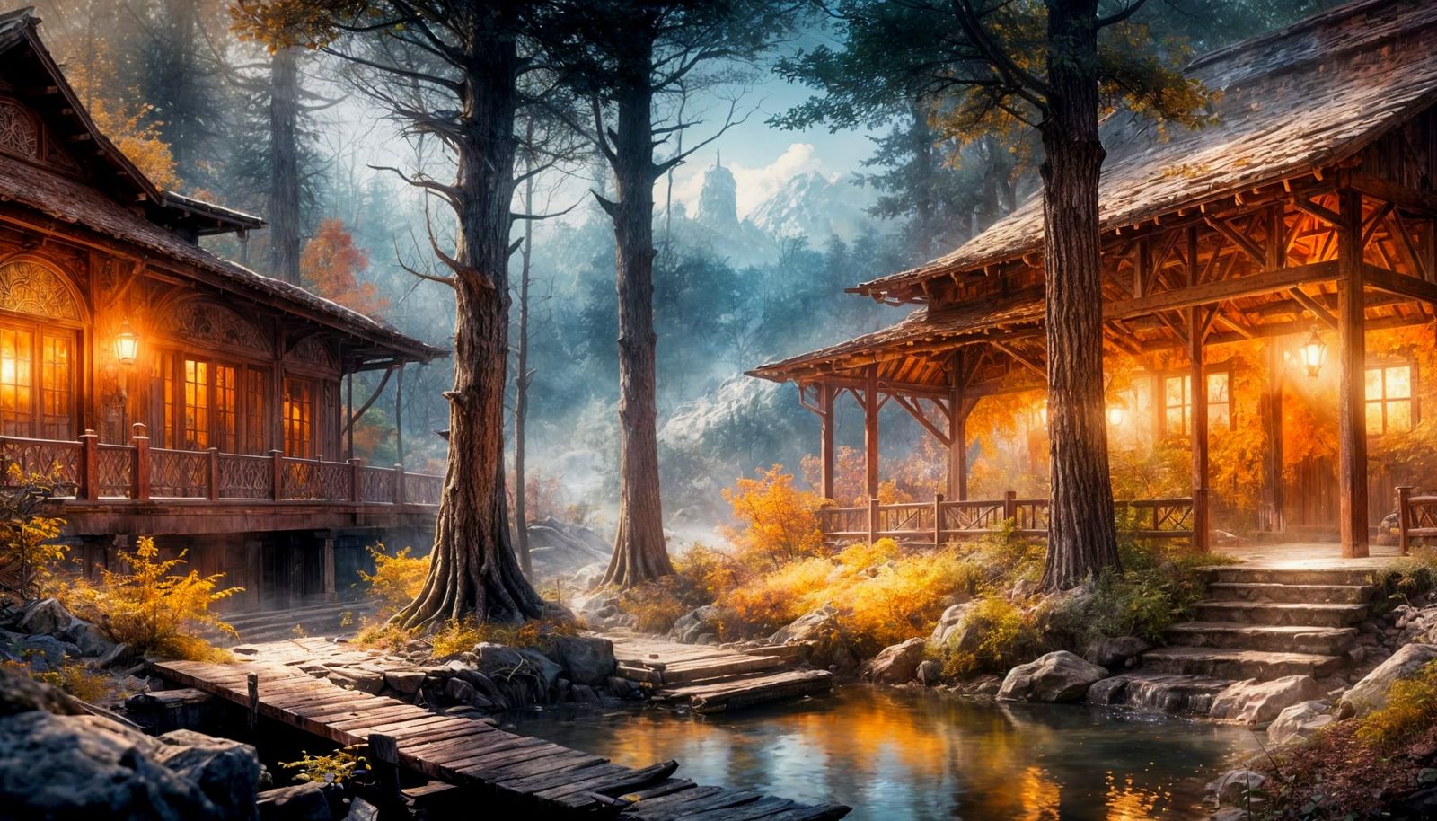 Fine Art Painting with Sfumato Style