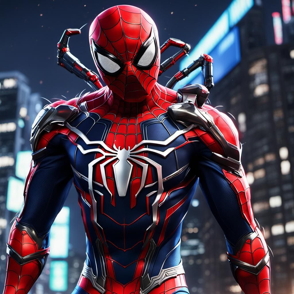 Spider-Man in New Anime-Style 3D Suit