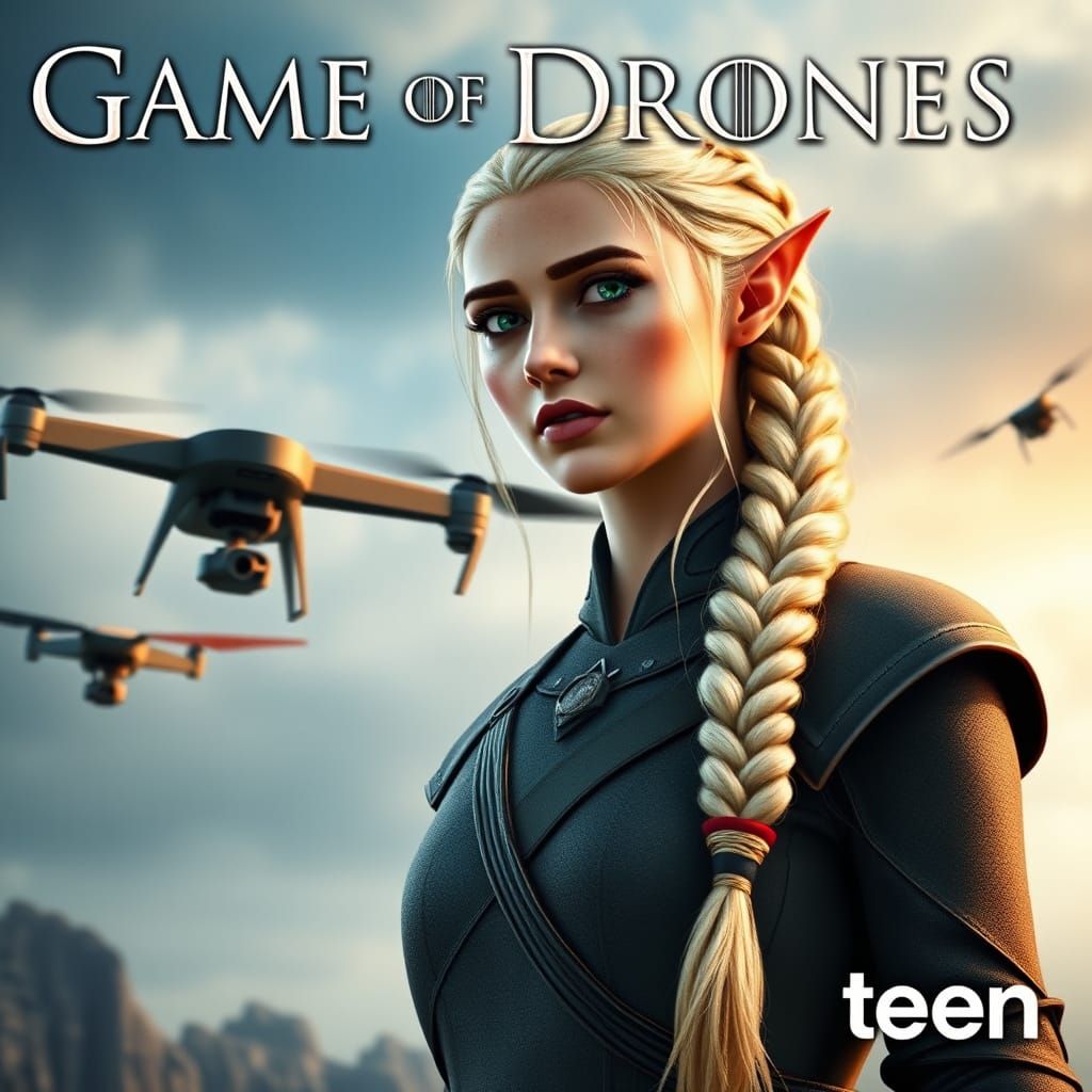 Video Game Cover --- Game of Drones #3