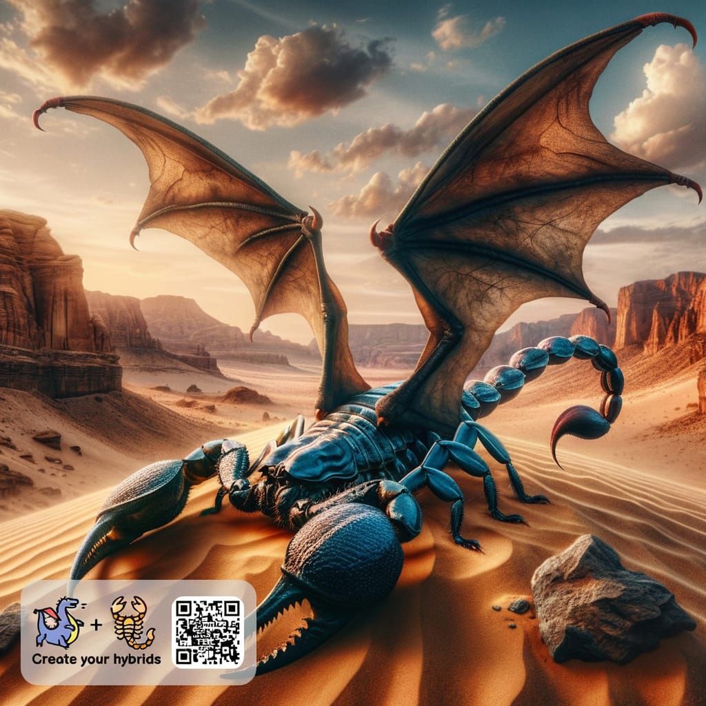 Dragon Scorpion Hybrid: Fearsome Fantasy Creature