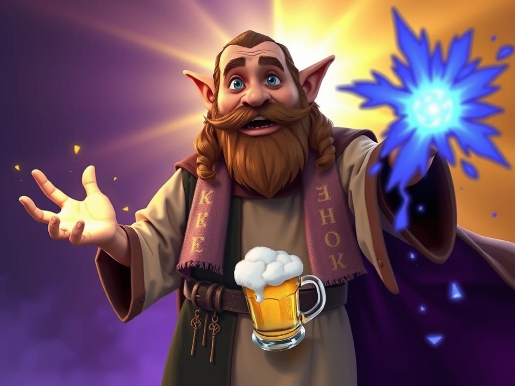Dwarf Priest of Light and Shadow