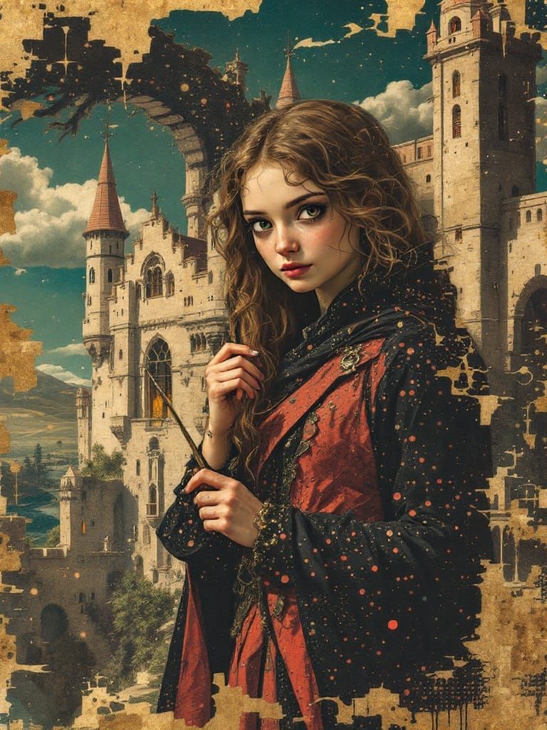 A Woman of Enchanted Dusk, Where Ancient Spells Unfold