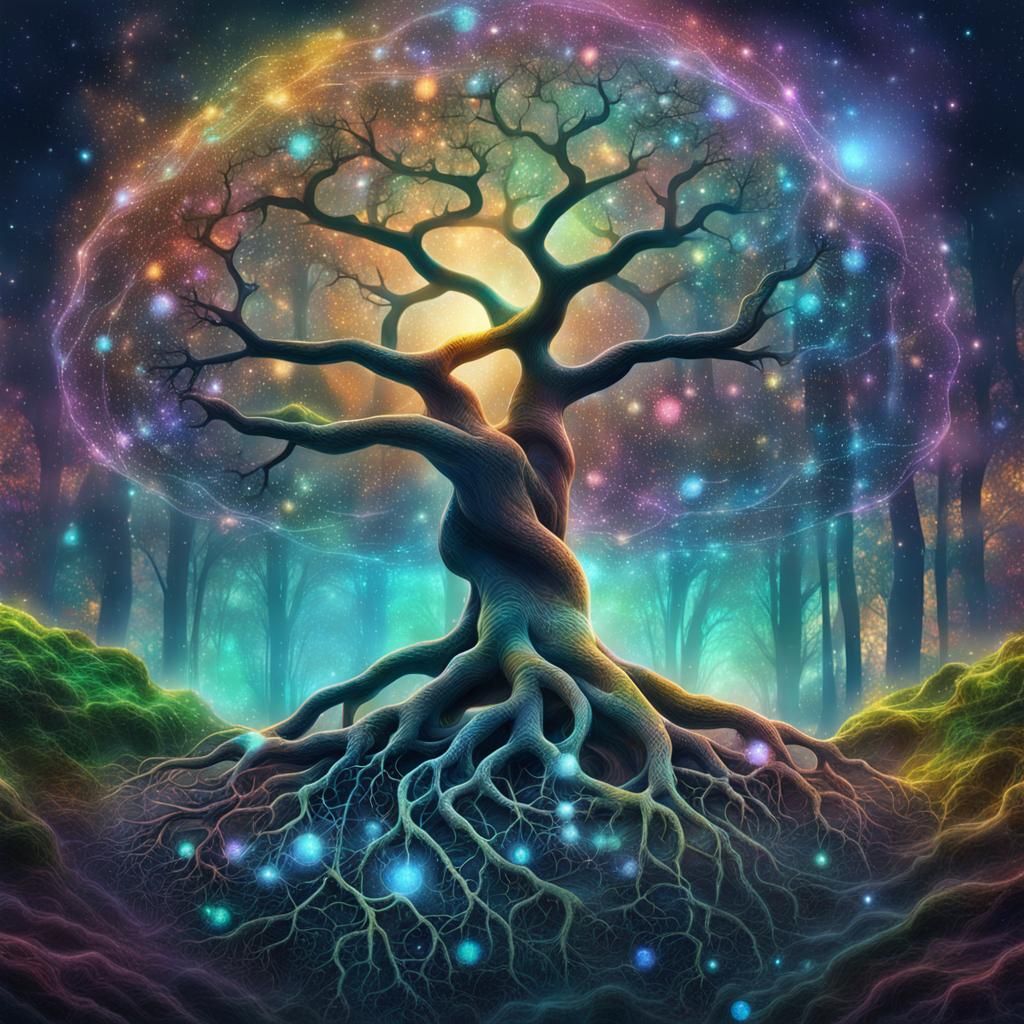 Bioorganic Forest Formed from Dividing DNA Particles