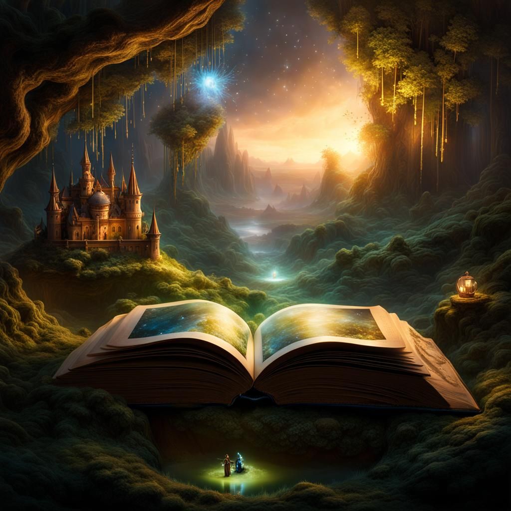 Miniature Fantasy World Emerges from Book