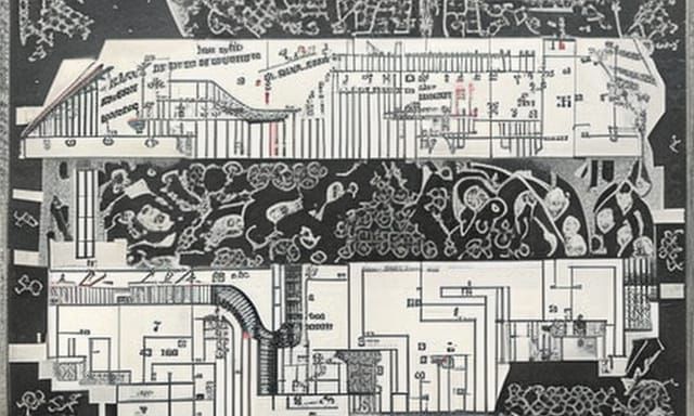 Experimental Graphic Score in Black and White